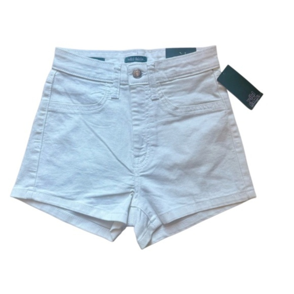 Wild Fable High Waist White Shorts